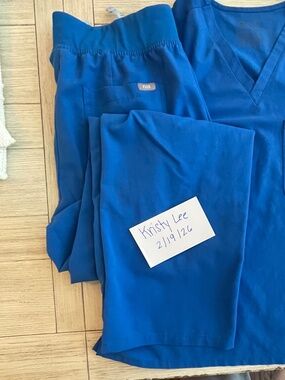 Figs Scrub Pants XLT, Royal Blue, Livingston